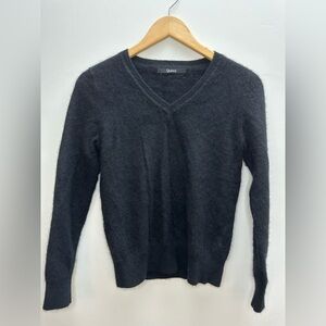 QUINCE | Mongolian Cashmere V Neck Sweater Black | Size S